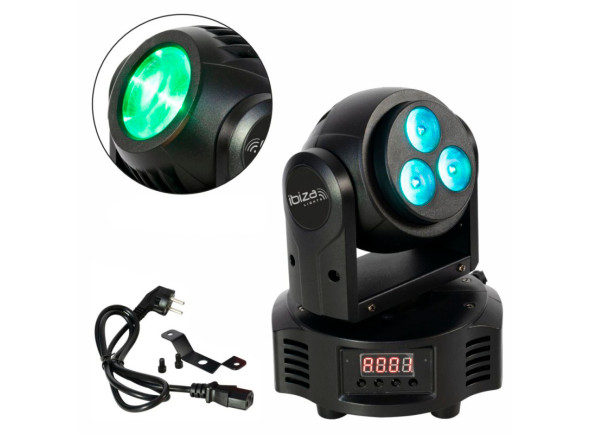 Ibiza DUAL DMX MOVING HEAD BEAM –WASH Ibiza DUAL DMX MOVING HEAD BEAM –WASH